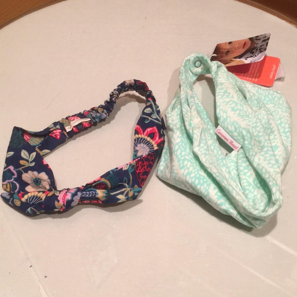 infinity scarf and headband